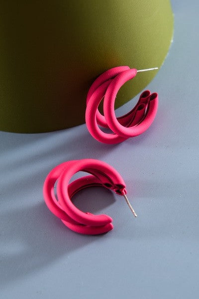 Twisted Hoop Earrings