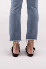 Buckle Backless Loafers