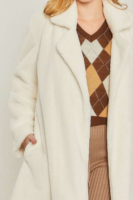 Woven Teddy Coat