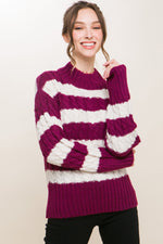 Stacy Striped Pullover