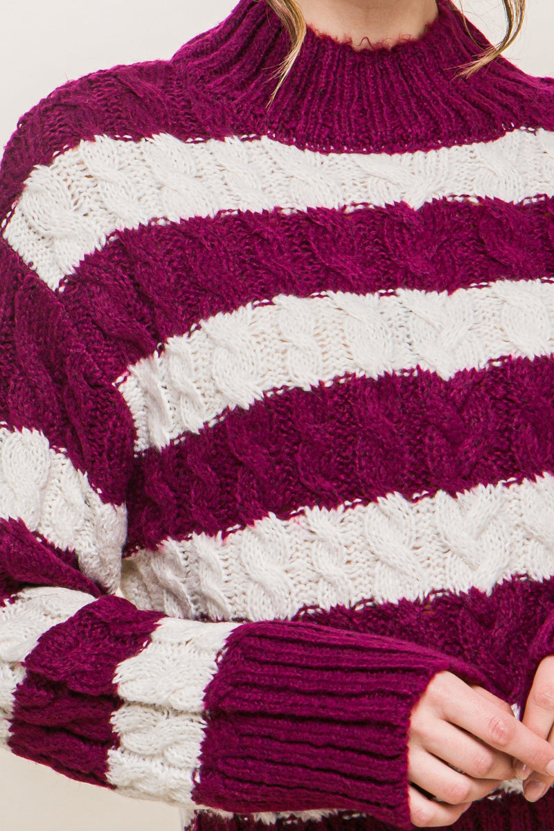 Stacy Striped Pullover