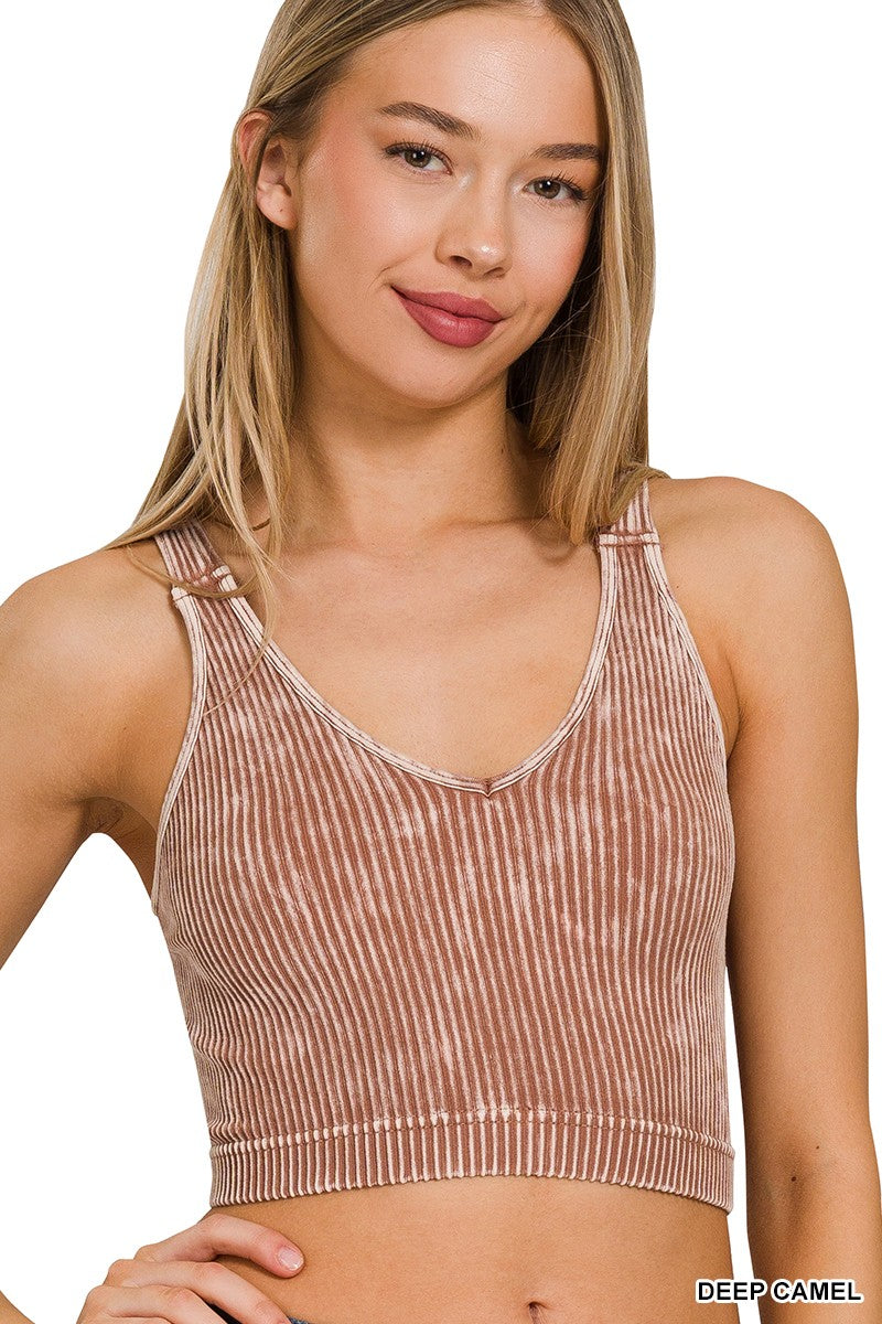 Zoey Tank Bra - Camel