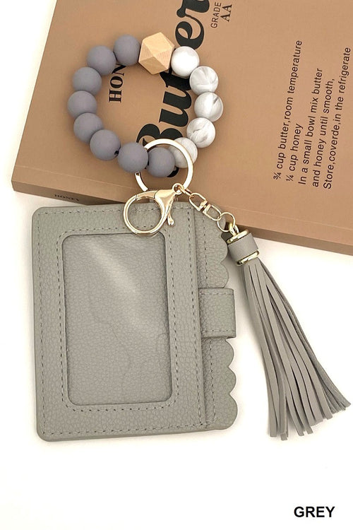 Tassel Beaded Keychain Wallets