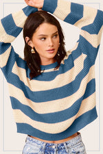 Striped Loose Fit Sweater