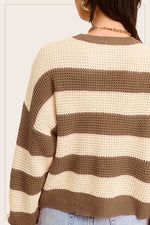 Striped Loose Fit Sweater