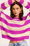 Striped Loose Fit Sweater