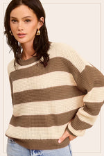 Striped Loose Fit Sweater