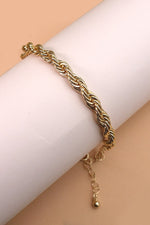 Amber Rope Bracelet
