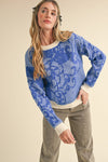 Lace Knit Pattern Sweater