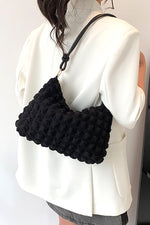 Puff Pleated Shoulder Bag