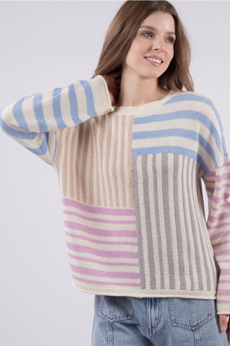 Striped Lightweight Sweater