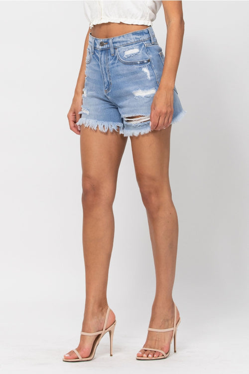 Andie High Rise Mom Shorts