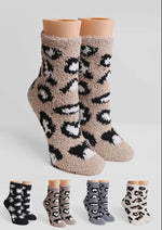 Leopard Crew Socks