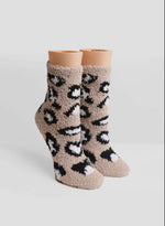 Leopard Crew Socks