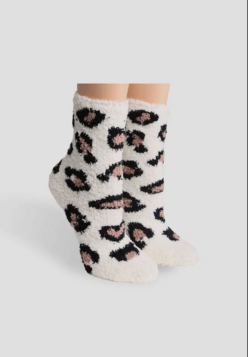 Leopard Crew Socks