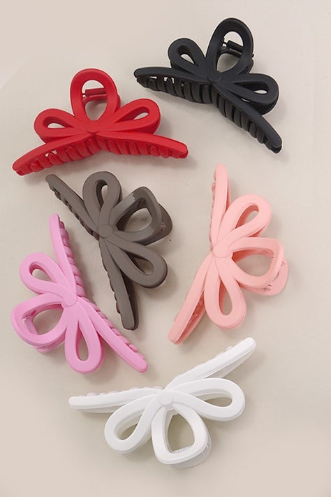 Matte Bow Hair Clip