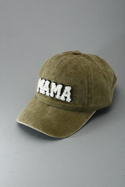 Washed Olive Mama Cap