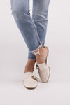 Buckle Backless Loafers