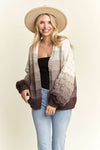 Coffee Ombre Cardigan