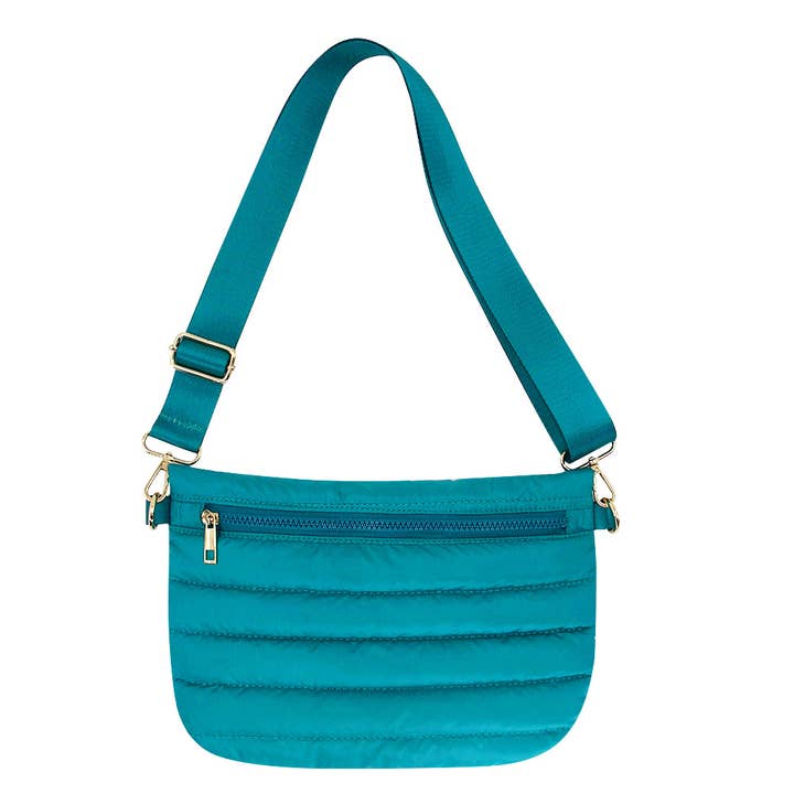 Puffer Crossbody -  Teal