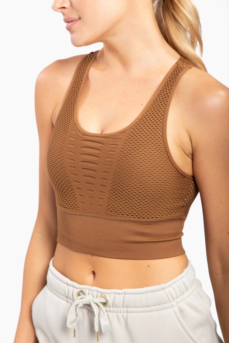 LASER CUT SPORTS BRA – Crave Boutique