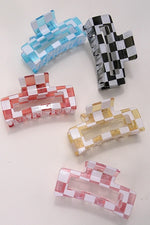 Checkered Claw Clips