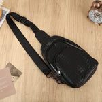 Braided Weave Sling Crossbody Bag