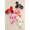 Matte Bow Hair Claw Clips