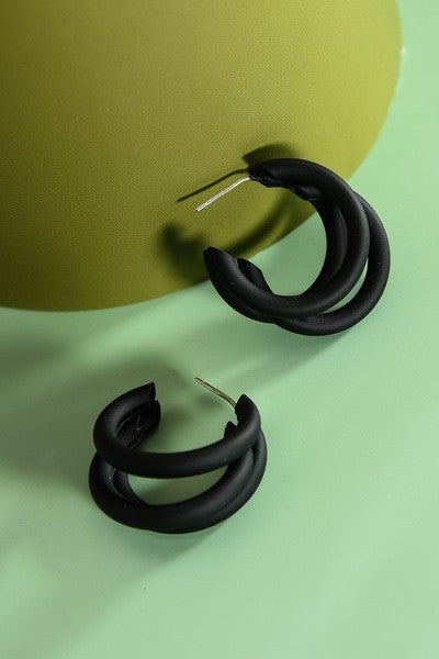 Twisted Hoop Earrings