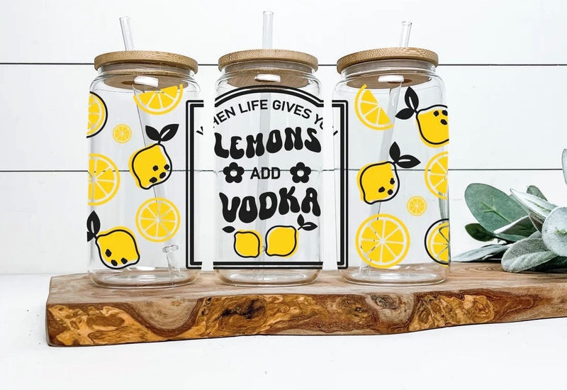 Lemons Add Vodka Libbey Cup