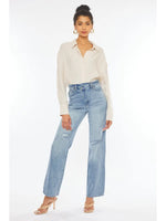 KanCan Wide Leg Straight Denim