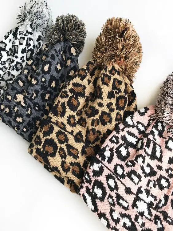 Leopard Beanie Hat